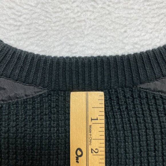 French Connection Military Sweater Mens M Navy Textured Crew Neck Pullover - Picture 11 of 11